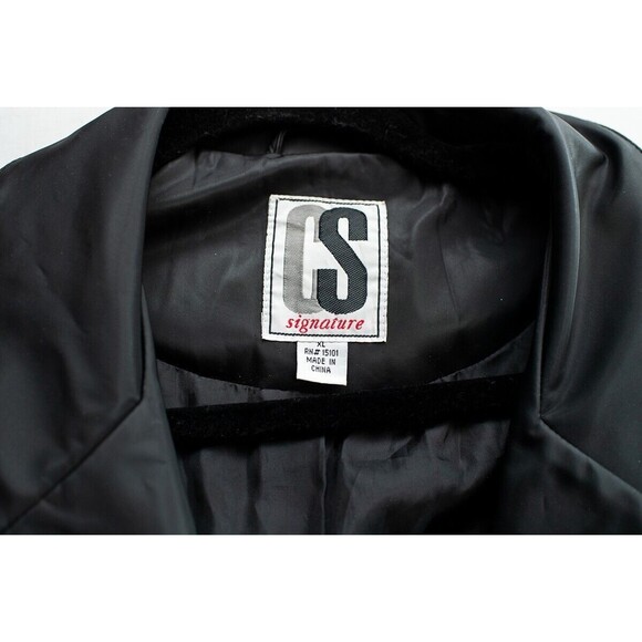 Vintage CS Signature Black jacket rain coat XL - Picture 2 of 5
